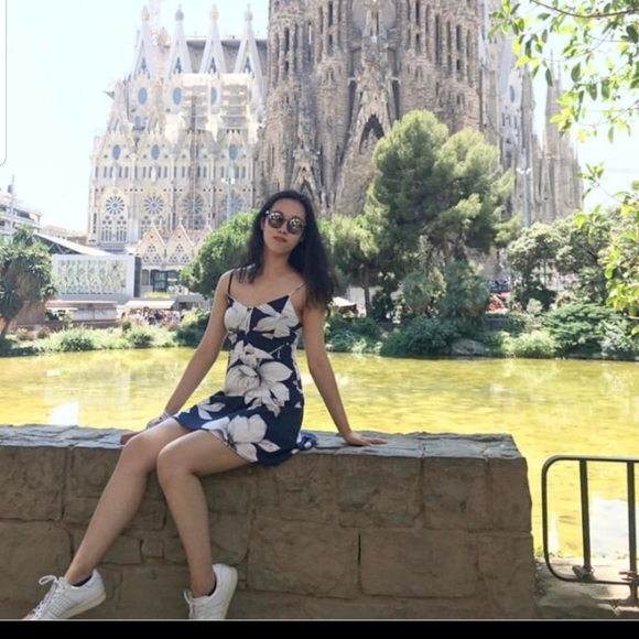 Dynamite Floral Dress, Size XS - Picture 1 of 6